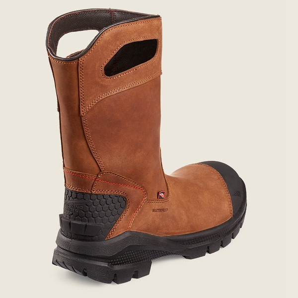 Red Wing Safety Boots Crv™ - 11-Inch Waterproof Toe Pull-On - Brune/Svart - Herre 0736-OHSTJ